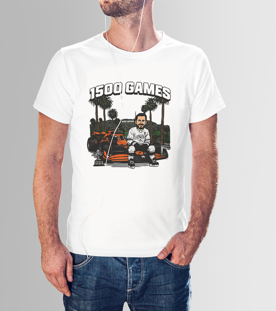 Los Angeles Kings Anze Kopitar 1500 Games Celebration 2026 T-Shirt