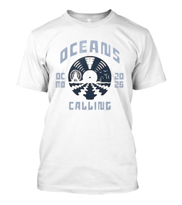 Oceans Calling 2026 OC MD Festival Record Lineup T-Shirt