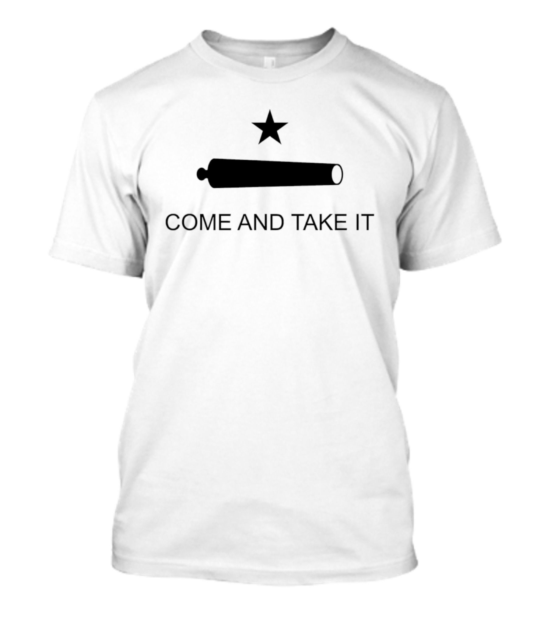 Texas Nationalist Come And Take It Star Cannon T-Shirt