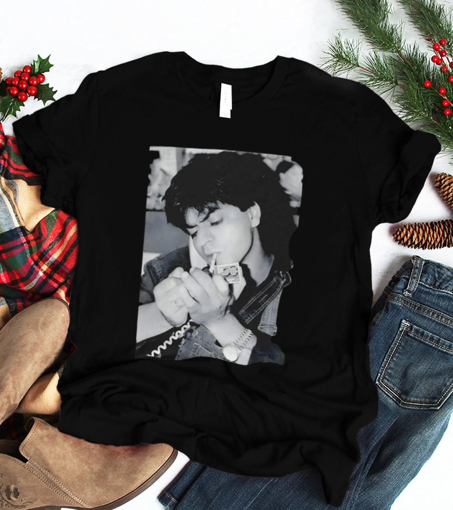 Shah Rukh Khan Iconic Smoking Bollywood T-Shirt