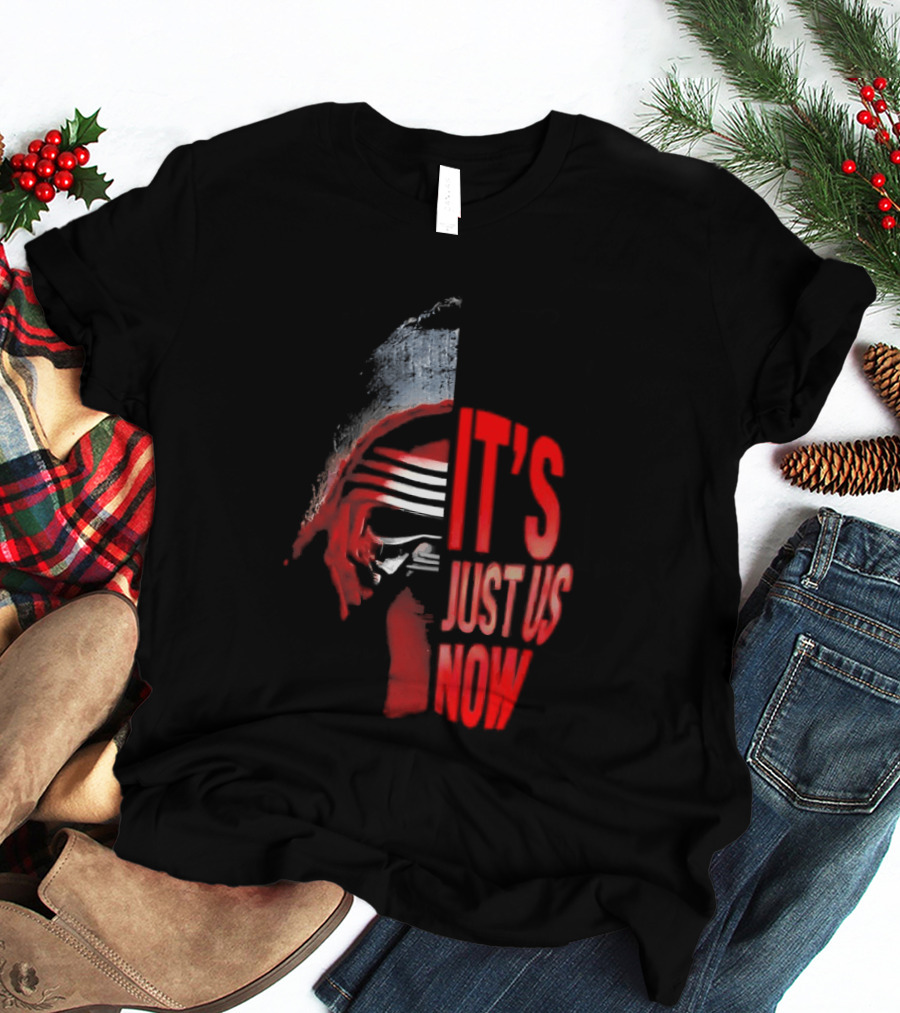 Kylo Ren It's Just Us Now Red Mask T-Shirt