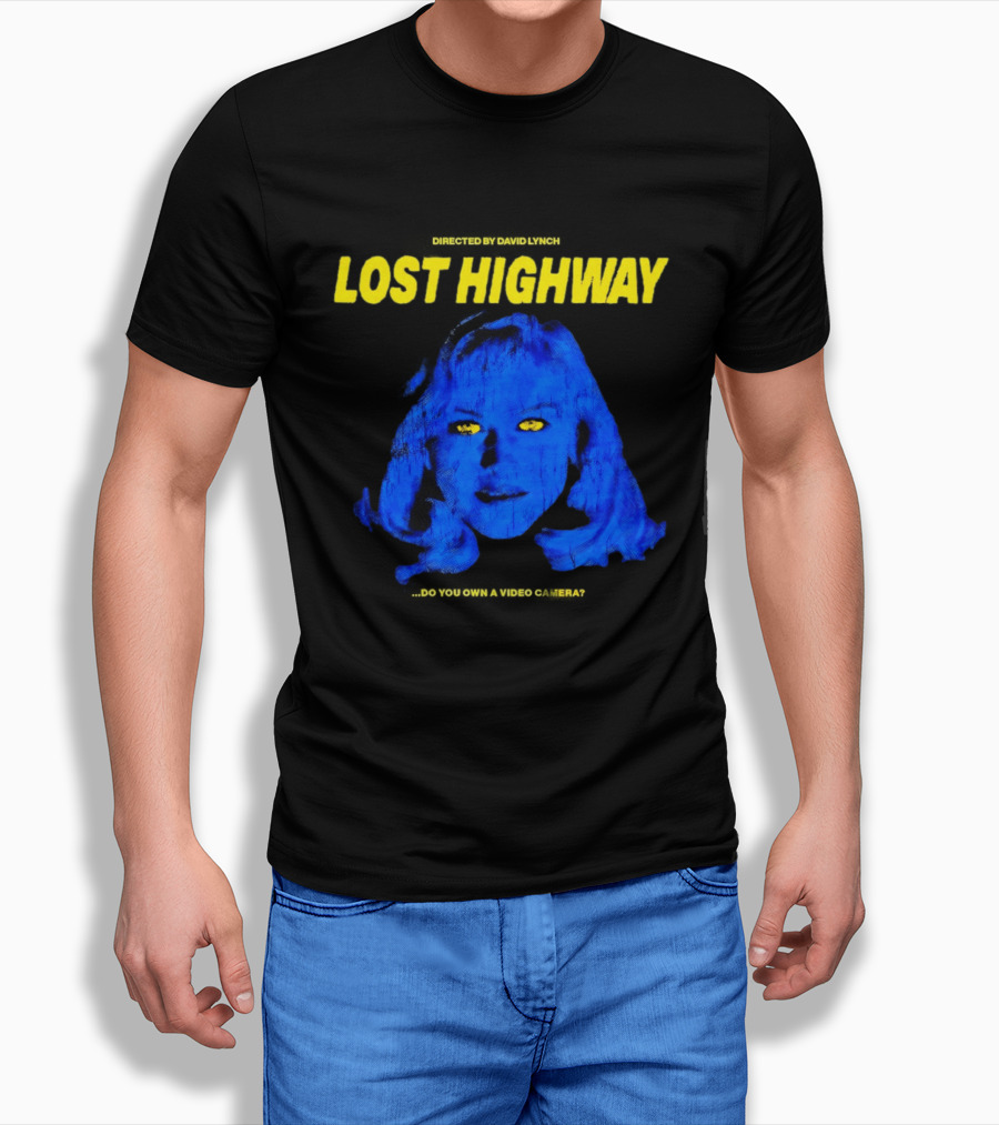 Lost Highway David Lynch Film Blue Face T-Shirt