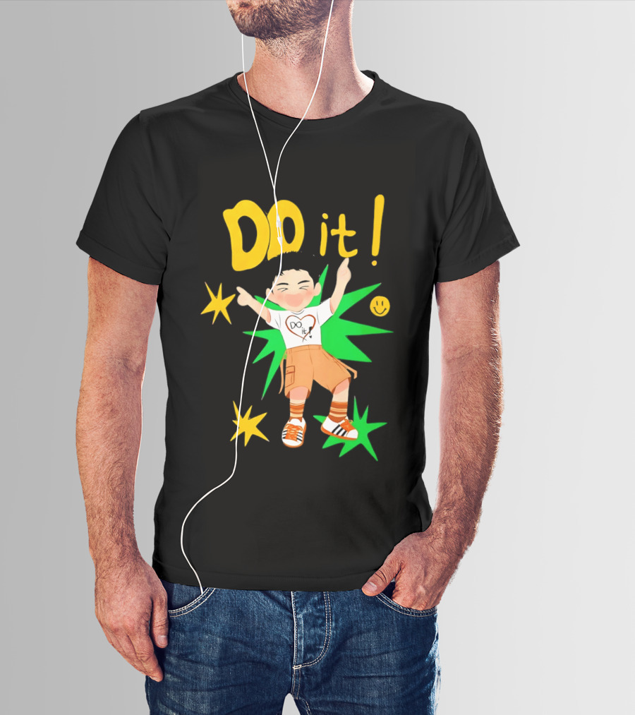 Do It Doh Kyungsoo Asia Concert Tour Cartoon Heart Starburst T-Shirt