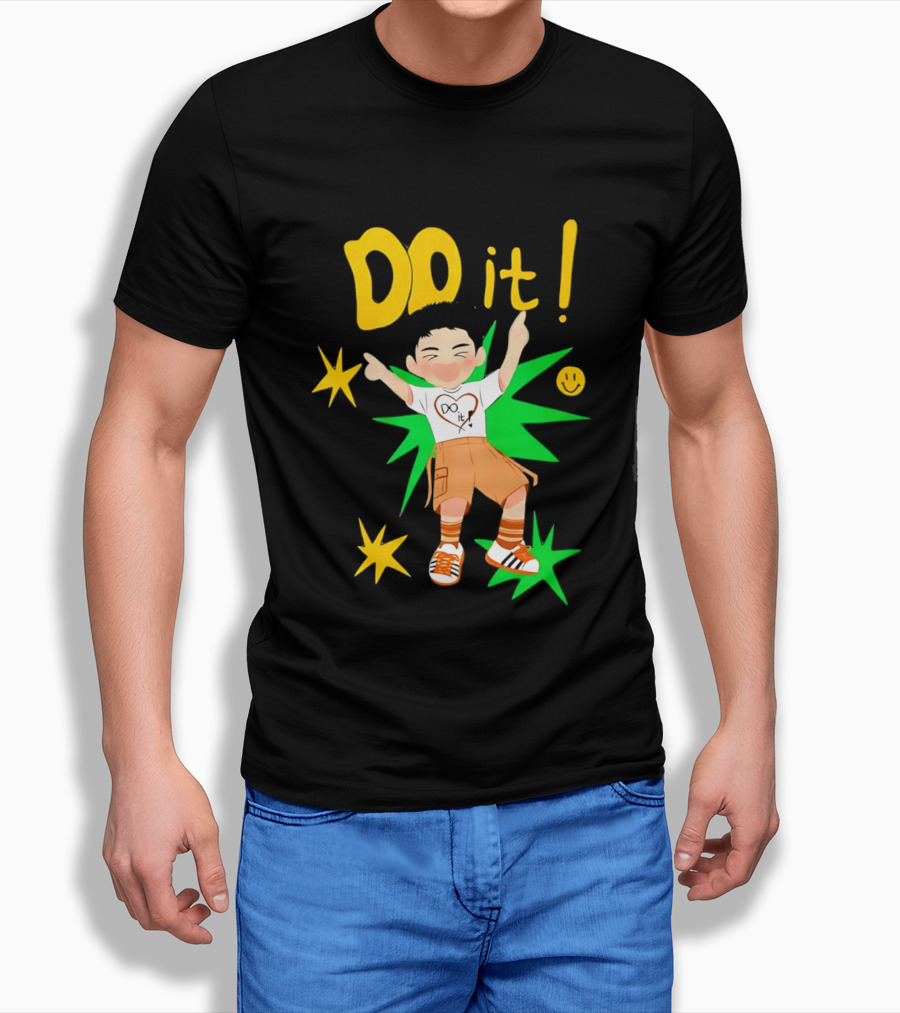Do It Doh Kyungsoo Asia Concert Tour Cartoon Heart Starburst T-Shirt