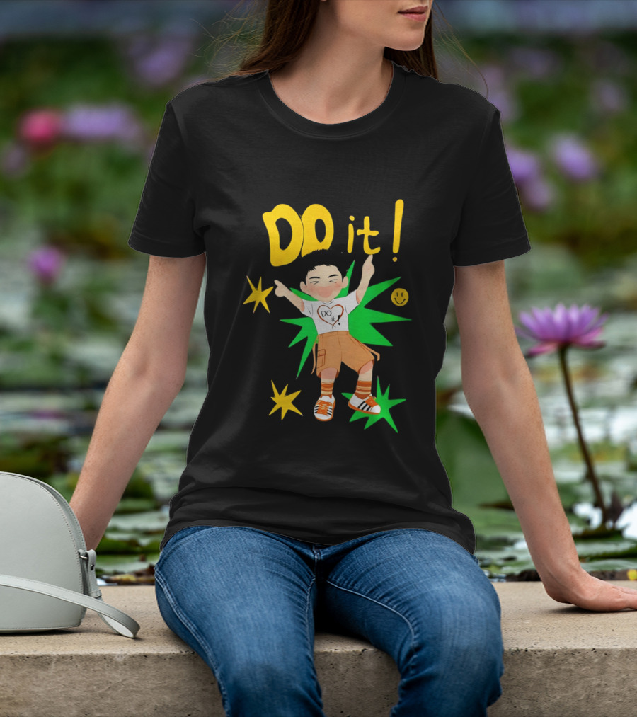 Do It Doh Kyungsoo Asia Concert Tour Cartoon Heart Starburst T-Shirt