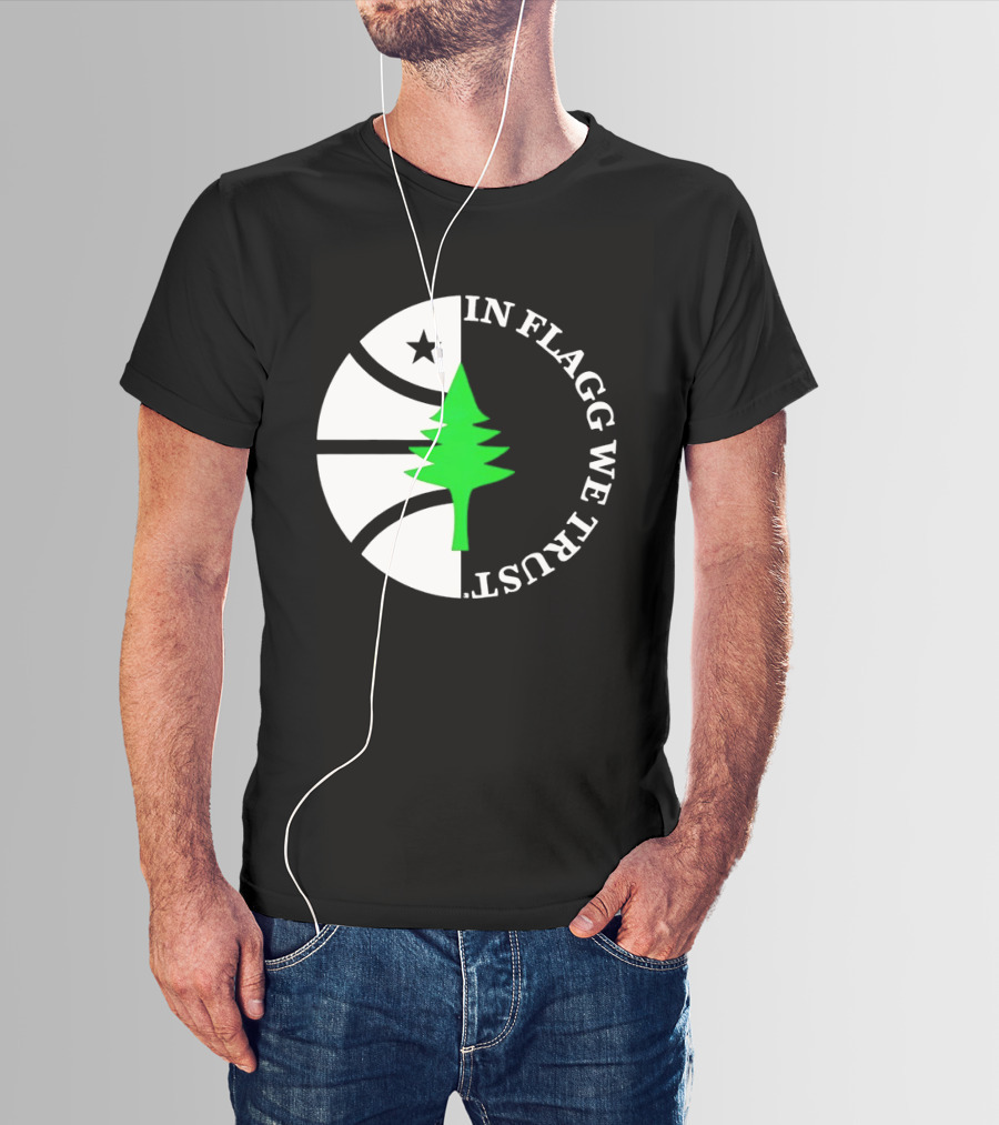 Naji Marshall In Flagg We Trust Basketball Tree Star T-Shirt