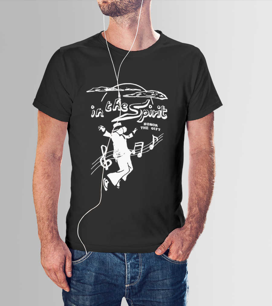 In The Spirit Honor The Gift Dancing Music Notes T-Shirt