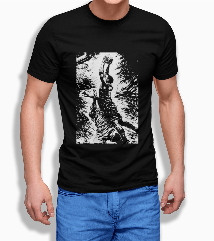 Anthony Edwards Epic Dunk Over RJ Barrett T-Shirt