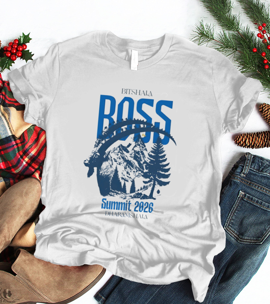 Bitshala Boss Summit 2026 Dharamshala Forest Scene T-Shirt