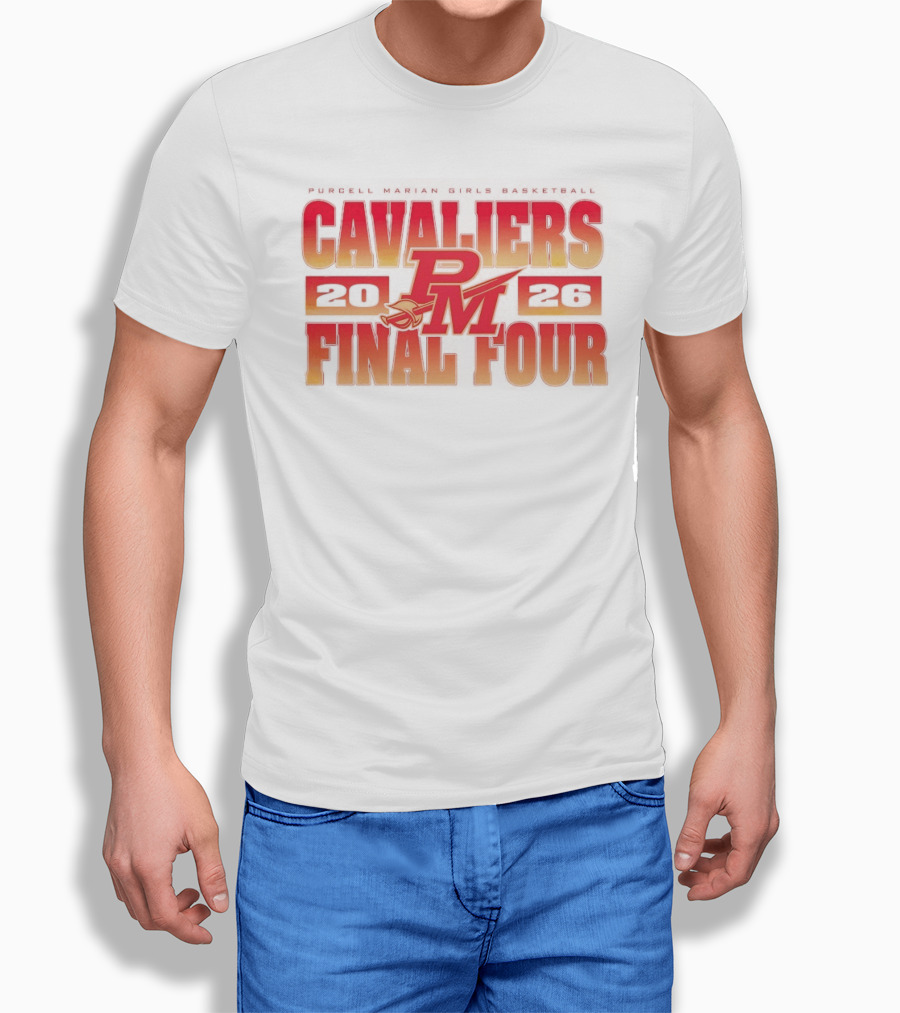 Cavaliers PM 2026 Final Four Purcell Marian Girls Basketball T-Shirt