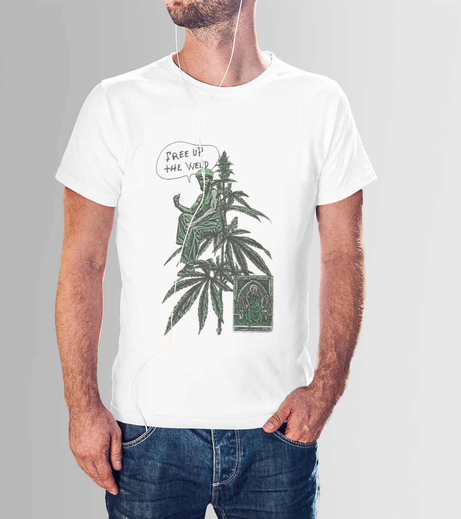 Free Up The Weed Lee Scratch Perry Cannabis T-Shirt
