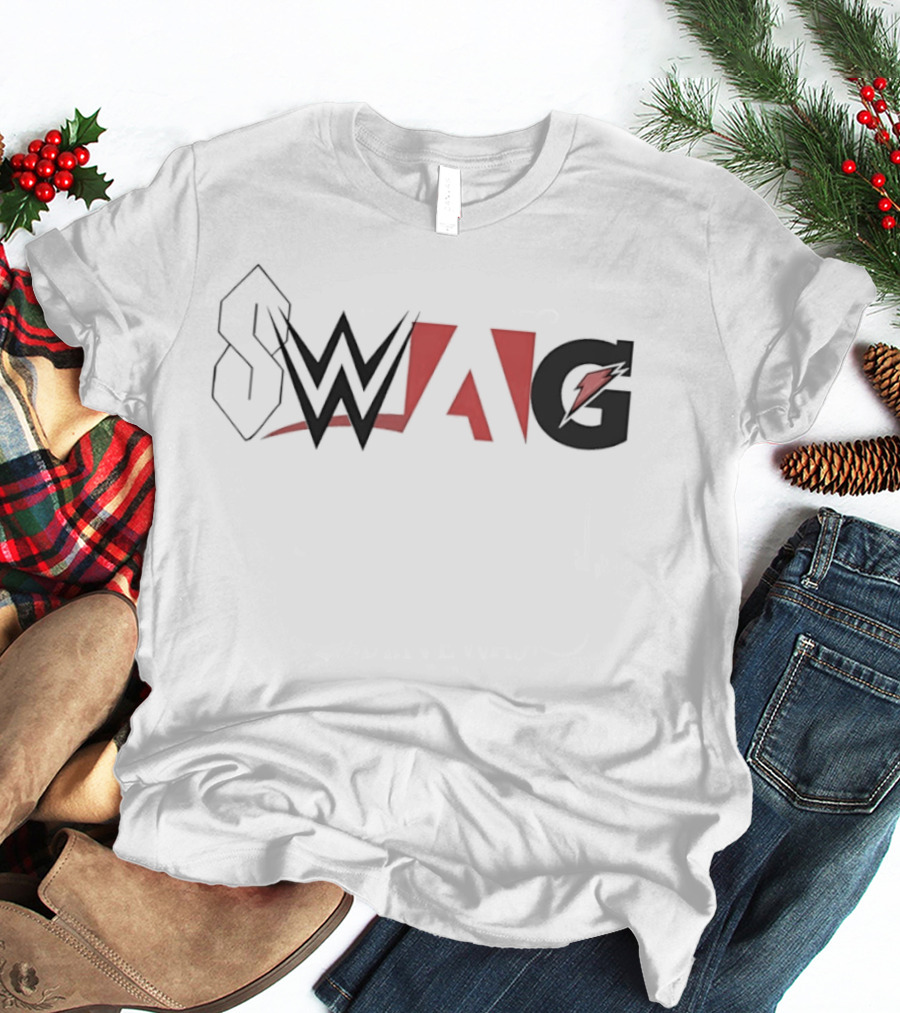 SWAG Stussy S WWE Adobe Gatorade Mashup T-Shirt