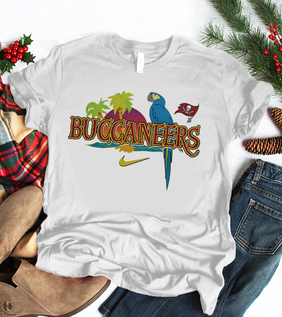 Tampa Bay Buccaneers Tropical Parrot Nike Buccaneers T-Shirt