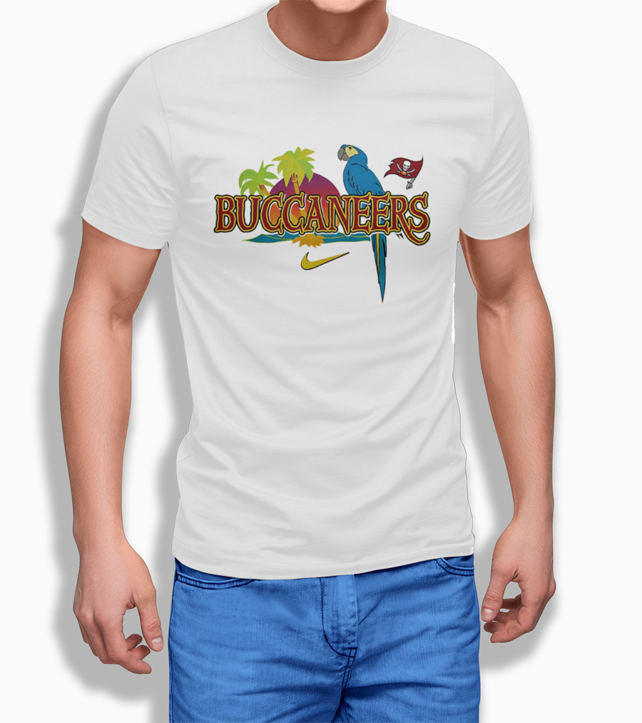 Tampa Bay Buccaneers Tropical Parrot Nike Buccaneers T-Shirt