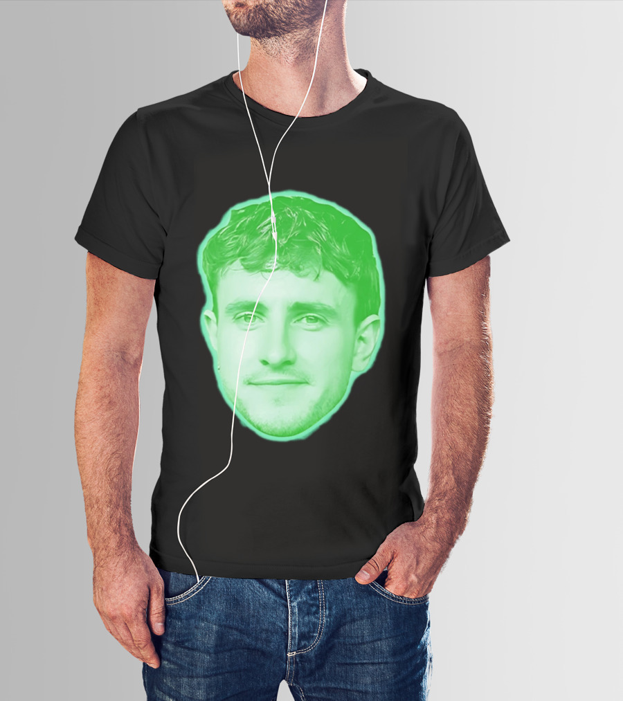 Paul Mescal Green Face St Patrick's Day 2026 T-Shirt