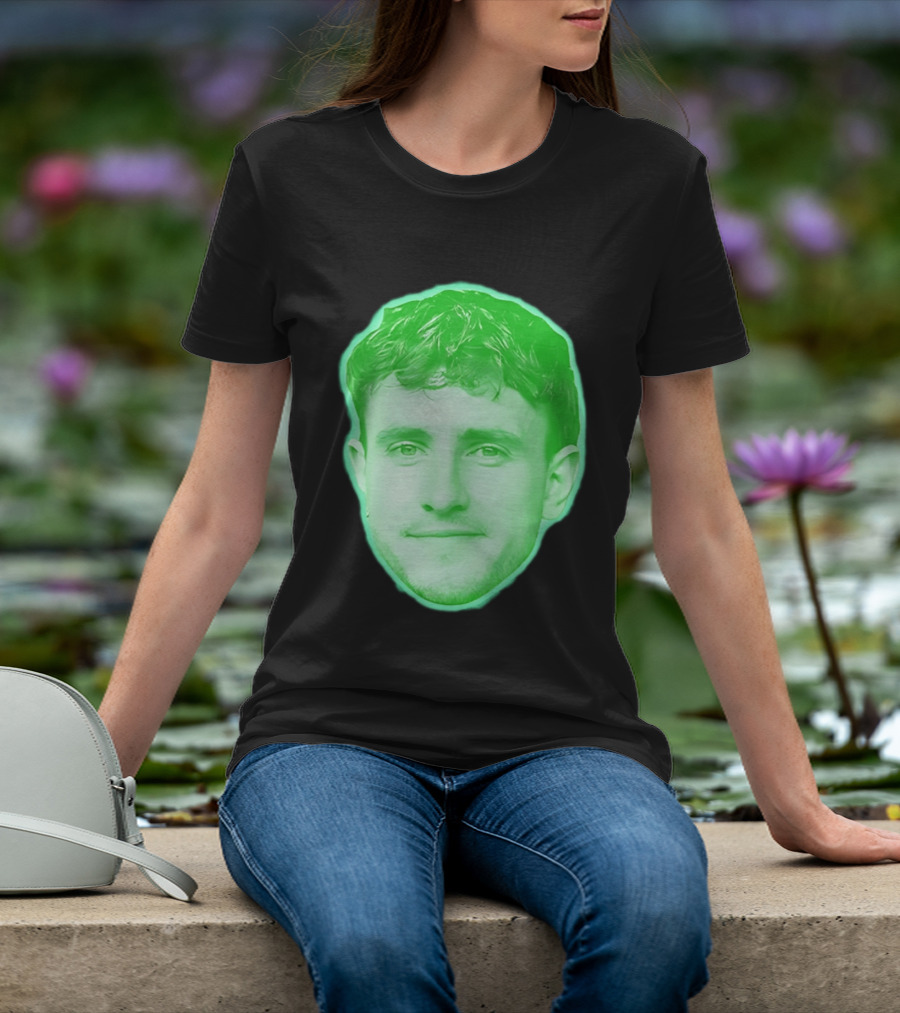 Paul Mescal Green Face St Patrick's Day 2026 T-Shirt