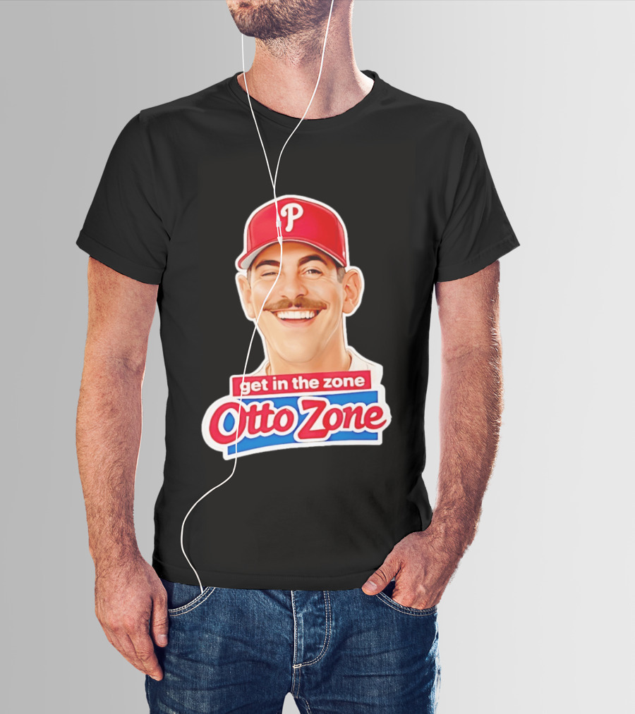 Philadelphia Phillies Mike Schmidt Get In The Zone Otto Zone T-Shirt