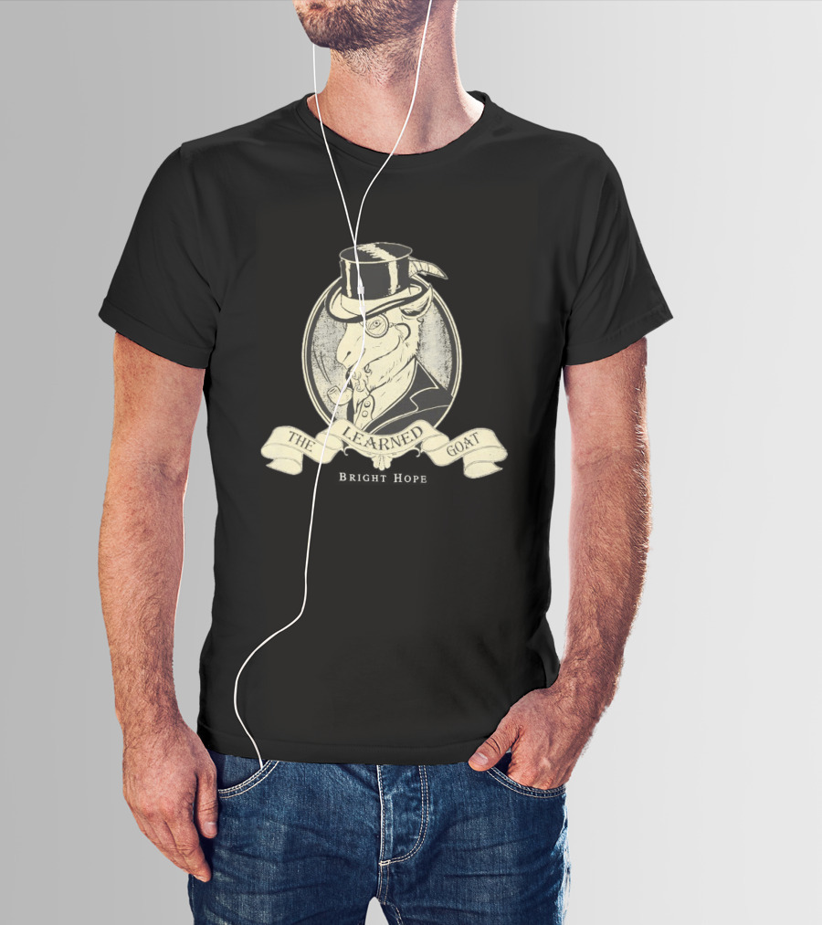 The Learned Goat Top Hat And Monocle T-Shirt