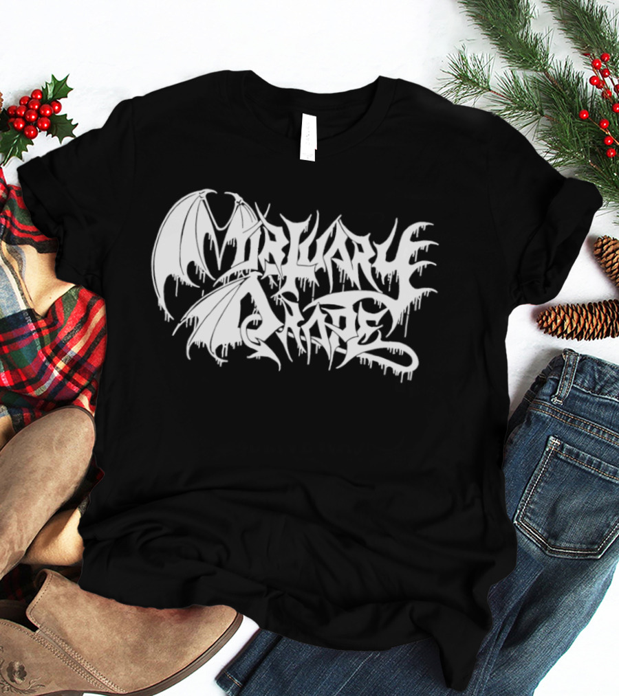 Mortuary Drape Metal Winged Gothic T-Shirt