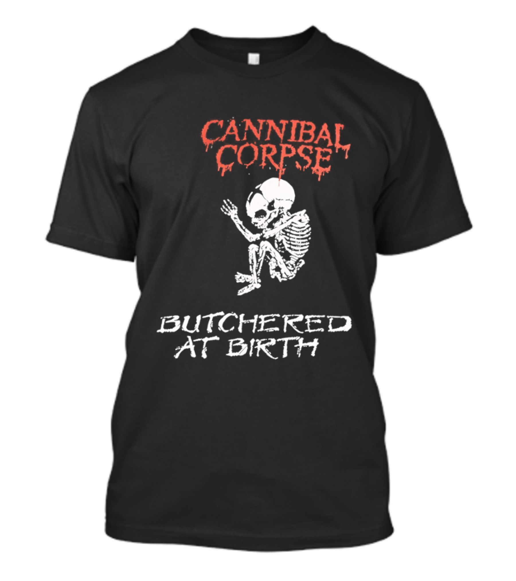 Cannibal Corpse Butchered At Birth Skeleton T-Shirt