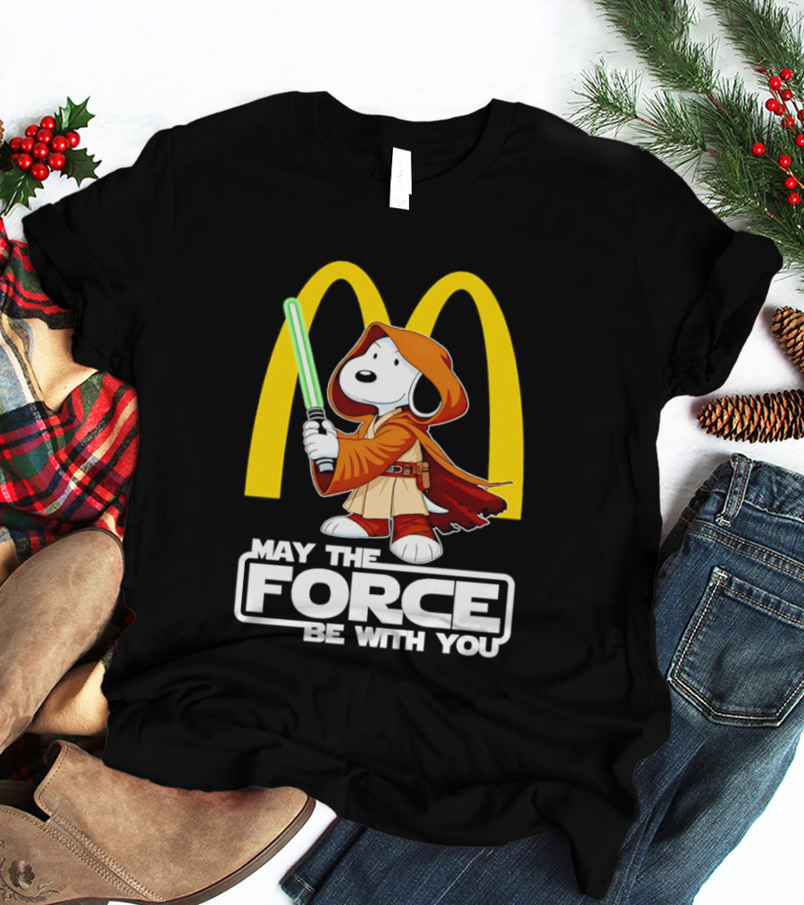 May The Force Be With You Snoopy Jedi McDonald's T-Shirt