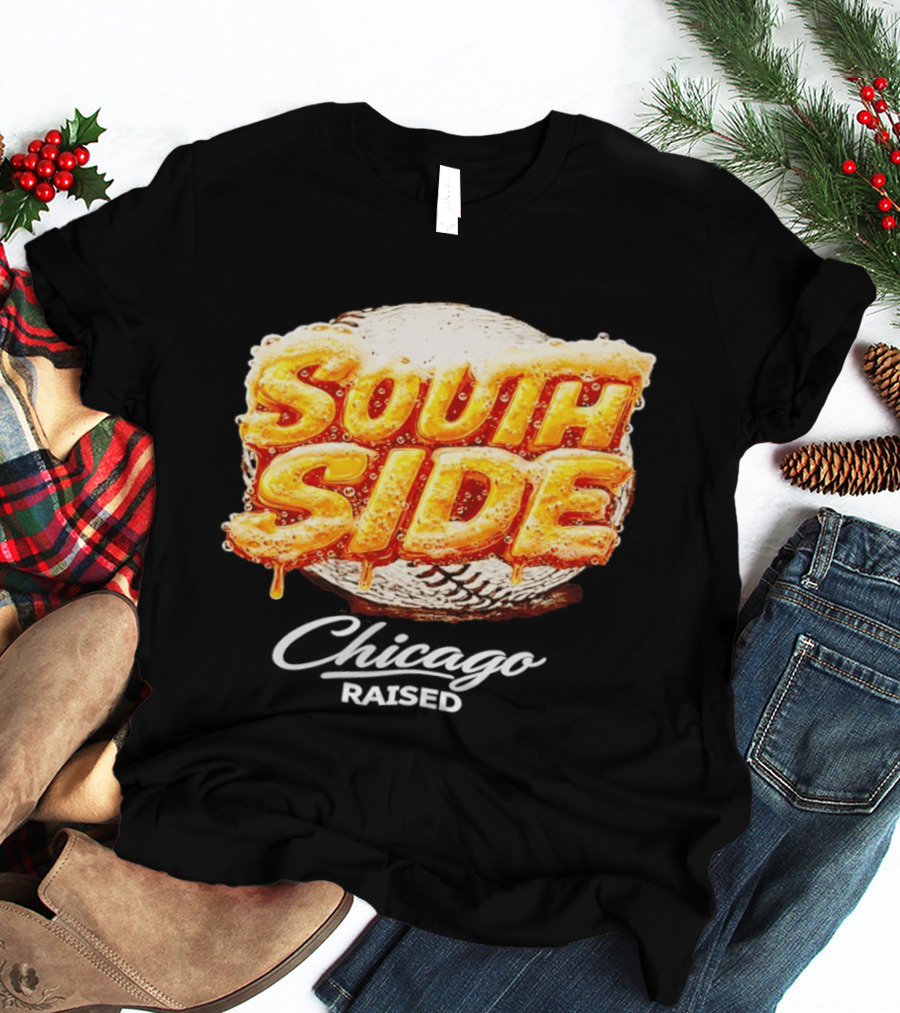 South Side Chicago Raised Baseball T-Shirt