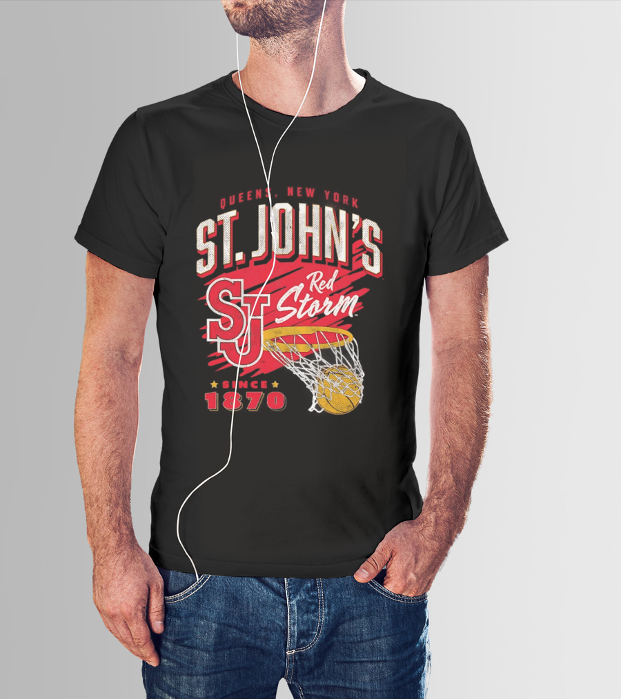 St John's Red Storm Basketball New York Since 1870 Queens T-Shirt