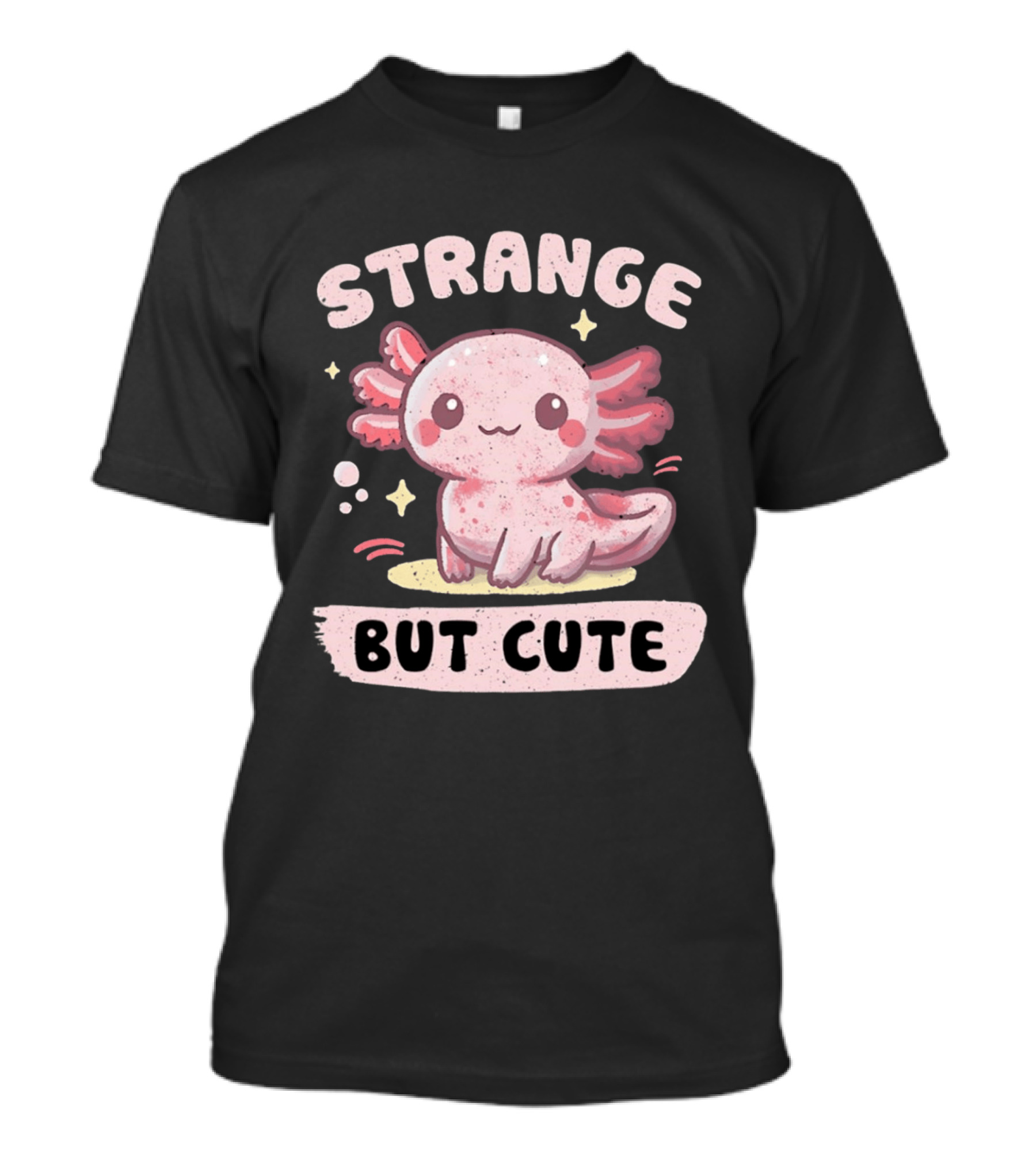 Strange But Cute Axolotl Cartoon T-Shirt