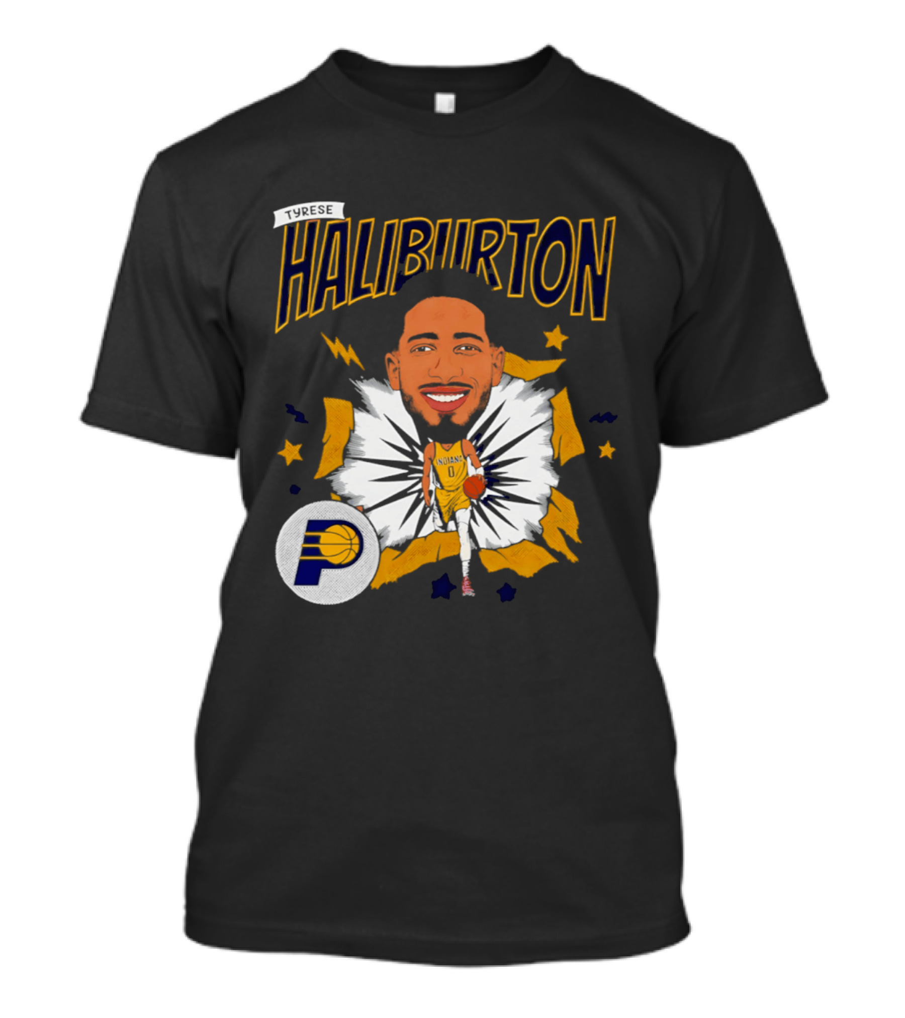Haliburton Indiana Pacers Basketball Stars T-Shirt