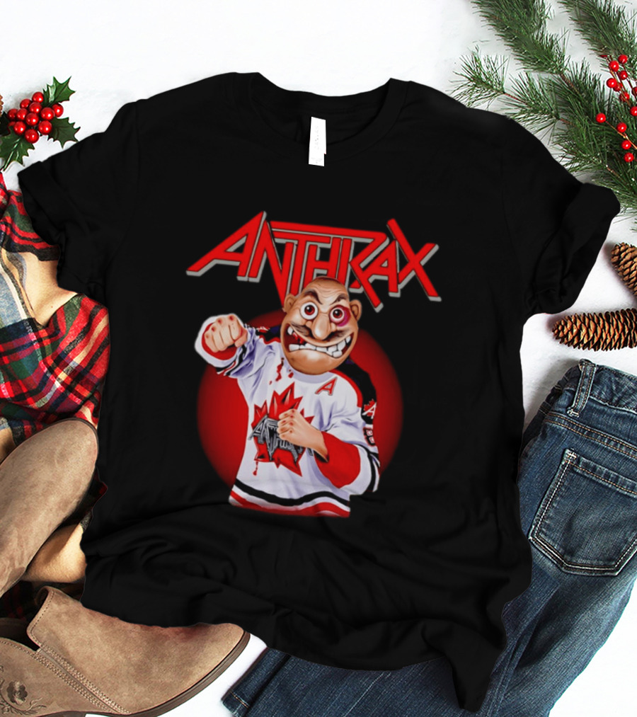 Anthrax Hockey Jersey With Mad T-Shirt