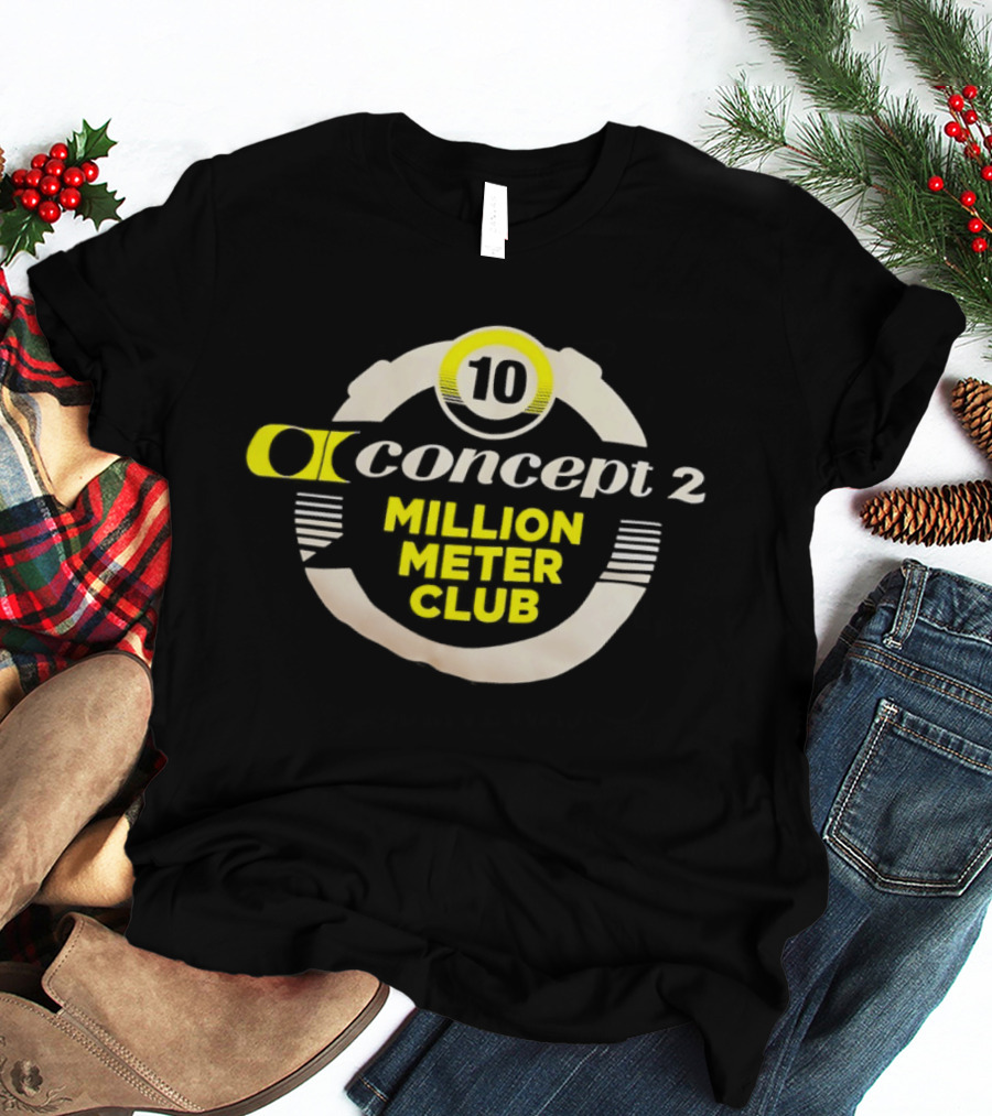 Concept 2 Million Meter Club 10 Anniversary T-Shirt