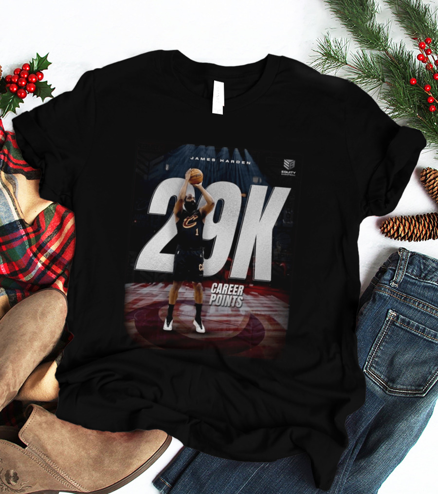 James Harden 29K Career Points NBA Milestone Celebration T-Shirt