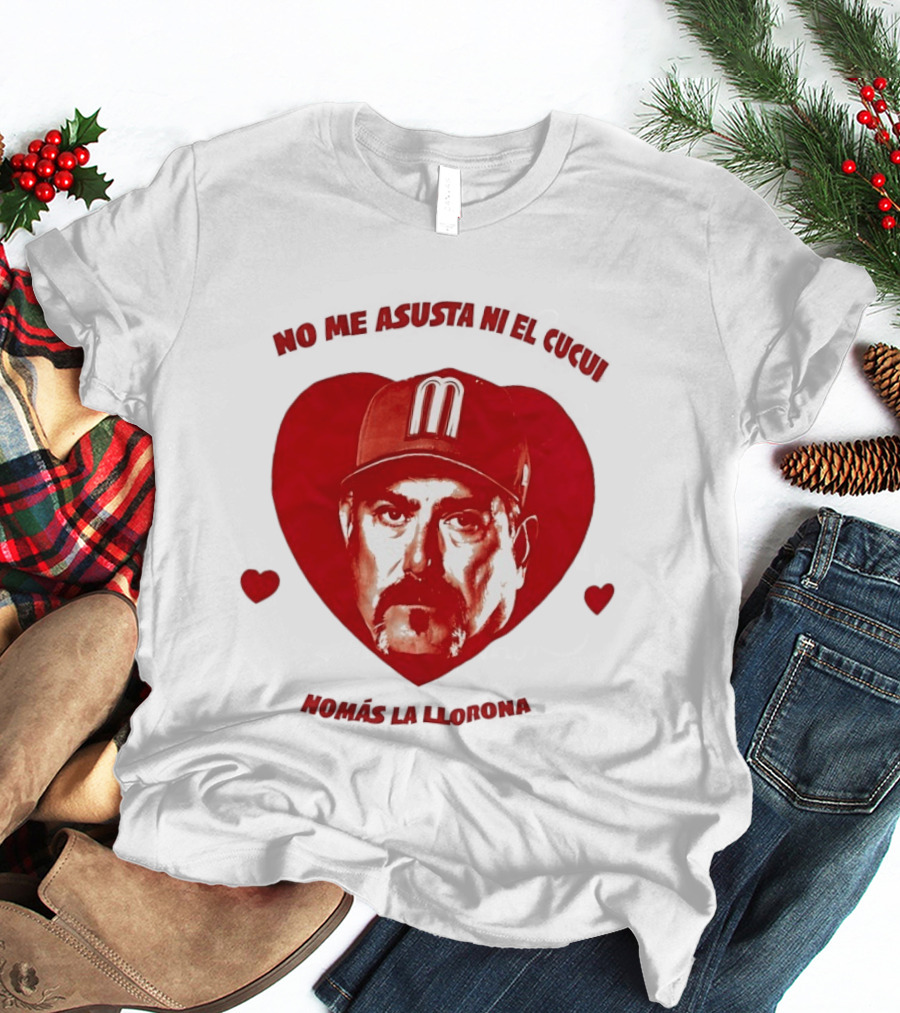 Benji Gil No Me Asusta Ni El Cucui Corazón Valle Duendos T-Shirt