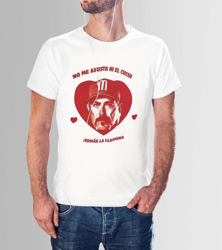 Benji Gil No Me Asusta Ni El Cucui Corazón Valle Duendos T-Shirt