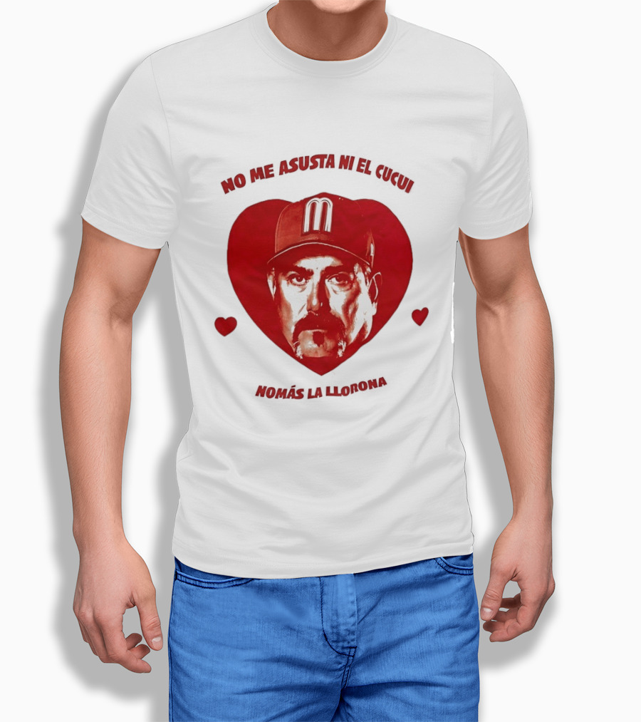 Benji Gil No Me Asusta Ni El Cucui Corazón Valle Duendos T-Shirt