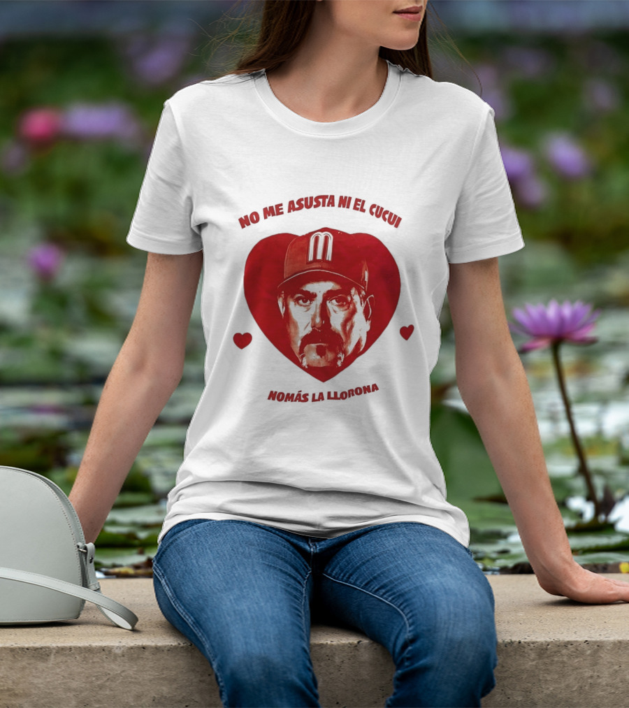 Benji Gil No Me Asusta Ni El Cucui Corazón Valle Duendos T-Shirt