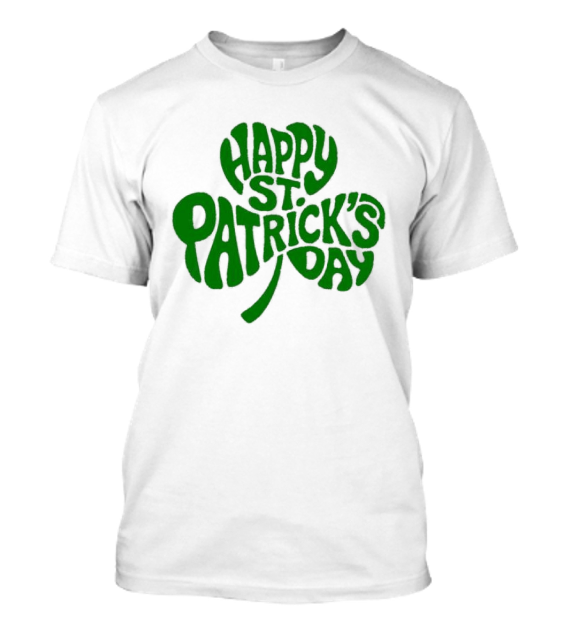 Happy St. Patrick's Day Green Clover Shamrock Celebration T-Shirt