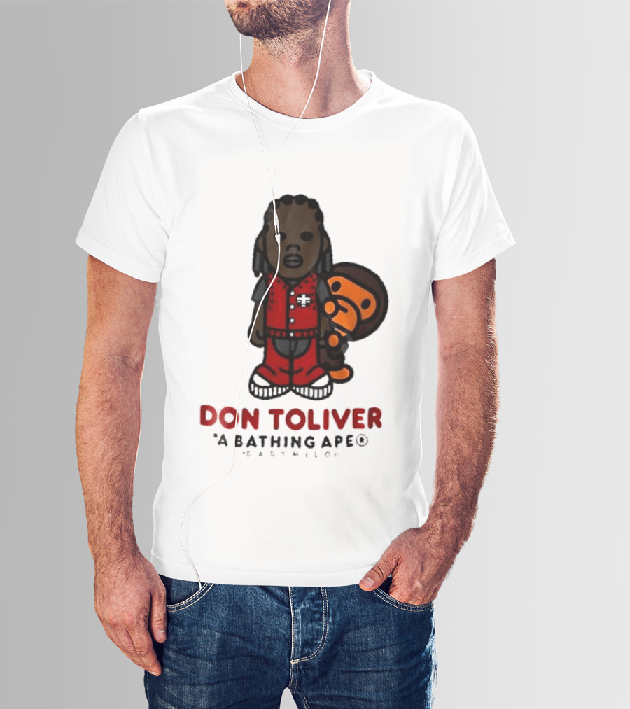 Don Toliver A Bathing Ape Baby Milo Collaboration T-Shirt