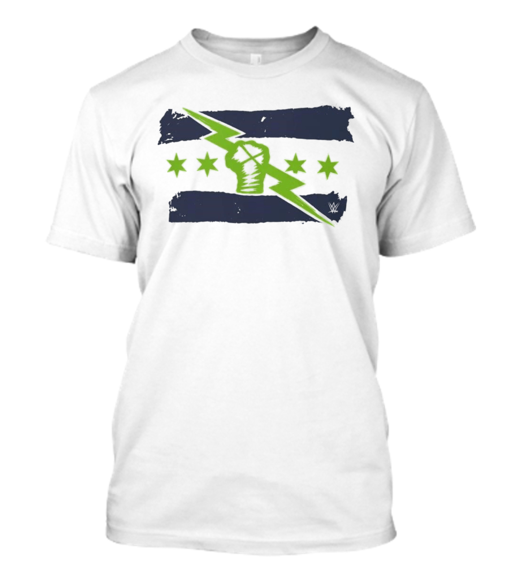 Seattle Is The Best In The World Lightning Bolt Fist Stars T-Shirt