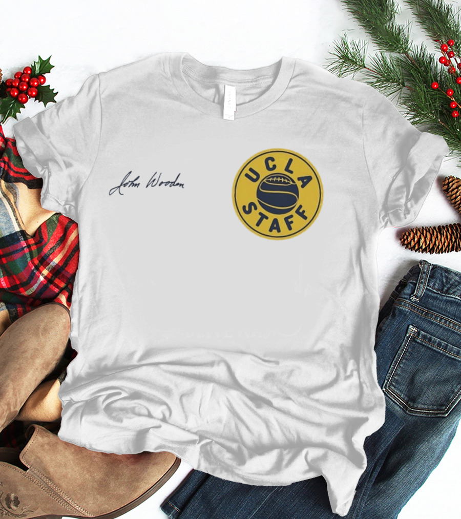 UCLA Staff Basketball John Wooden T-Shirt