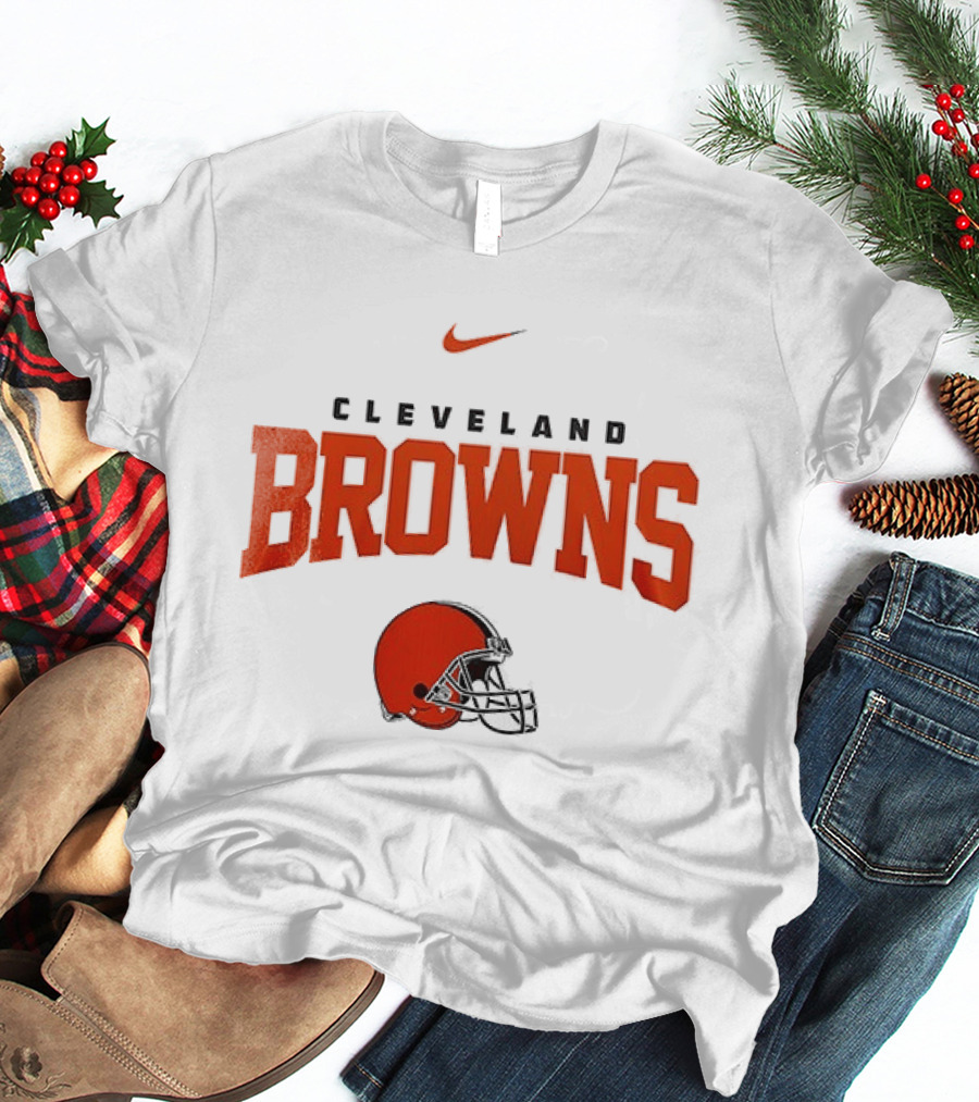 Cleveland Browns Spider Hero Chibi Nike Collaboration NFL Football T-Shirt