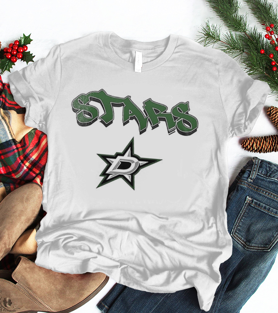 Dallas Stars Puck Yeah Hockey Skeleton NHL Fan Gear T-Shirt