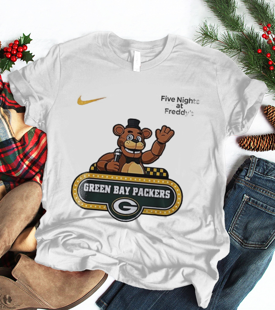 Green Bay Packers Freddy Fazbear T-Shirt