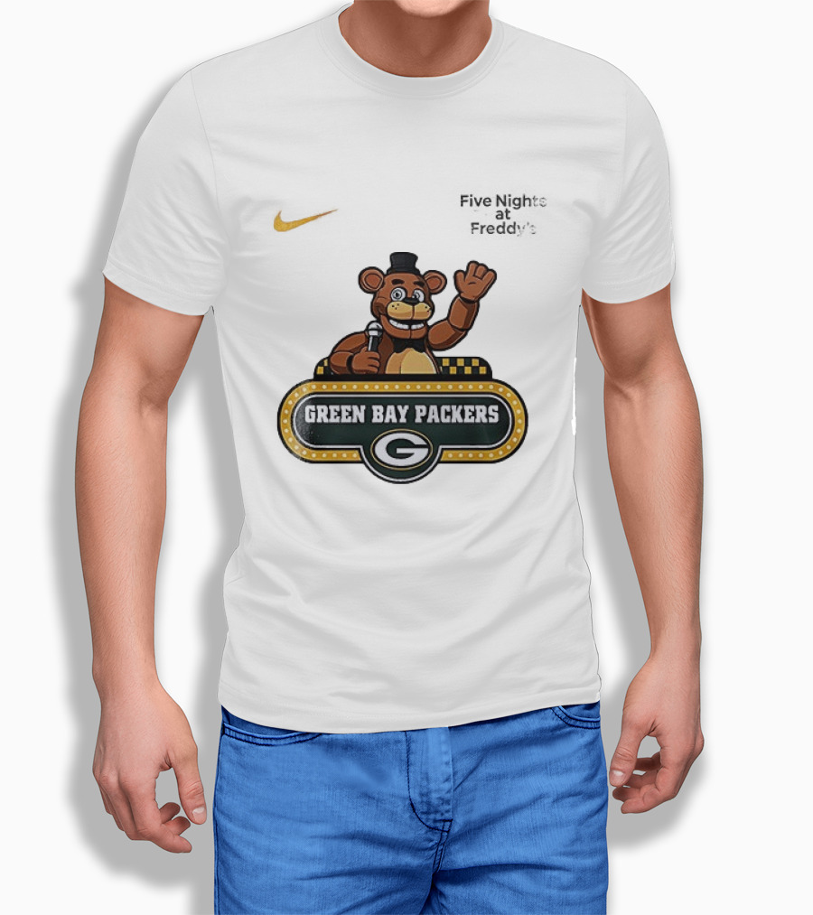 Green Bay Packers Freddy Fazbear T-Shirt