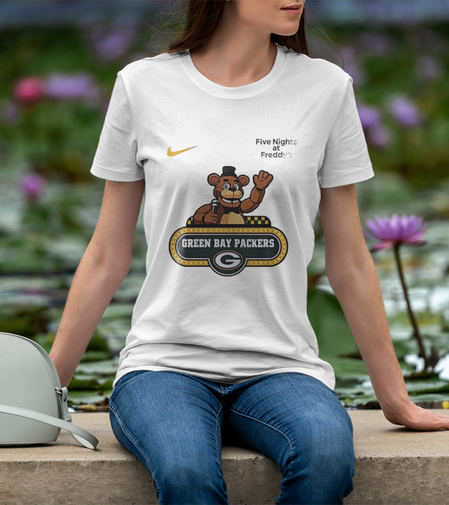 Green Bay Packers Freddy Fazbear T-Shirt