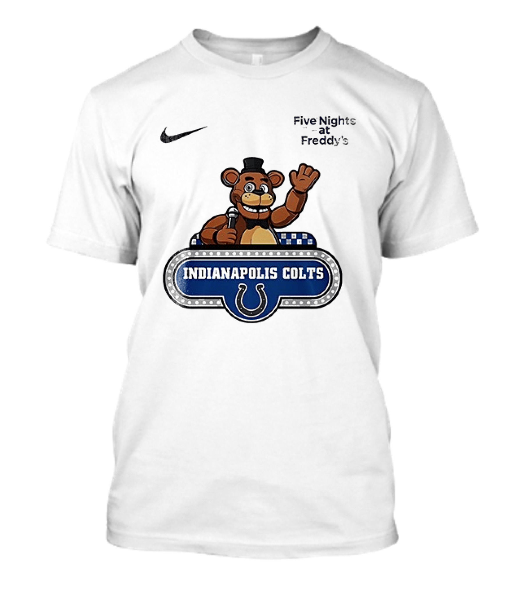 Nike Five Nights At Freddy's Indianapolis Colts Collaboration T-Shirt