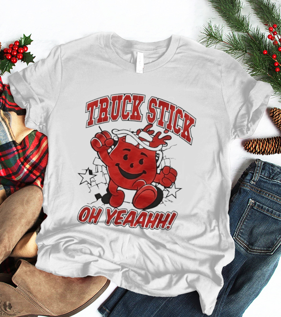 Truck Stick Kool Aid Man Oh Yeaahh T-Shirt