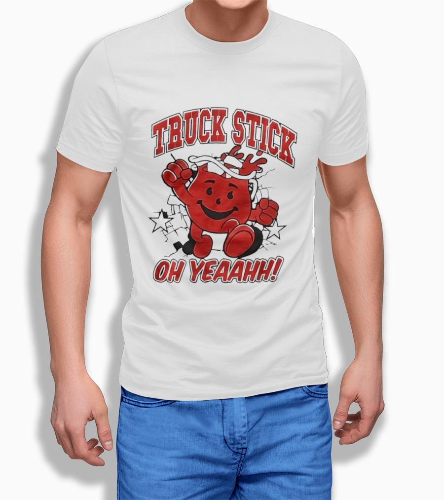 Truck Stick Kool Aid Man Oh Yeaahh T-Shirt