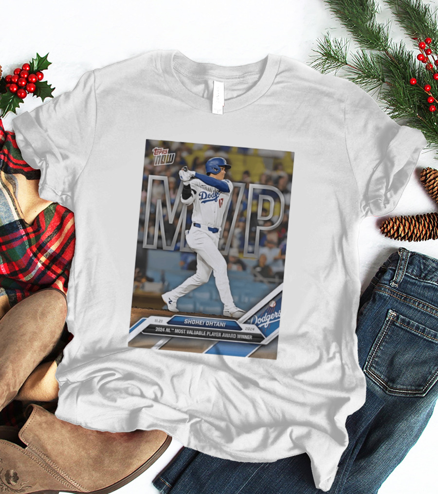 Shohei Ohtani 2024 NL Most Valuable Player Dodgers Baseball MVP T-Shirt