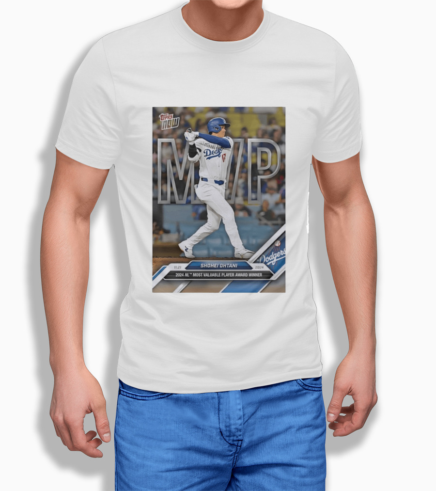 Shohei Ohtani 2024 NL Most Valuable Player Dodgers Baseball MVP T-Shirt